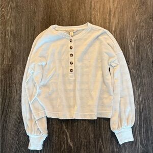 Banana Republic White Knit Top